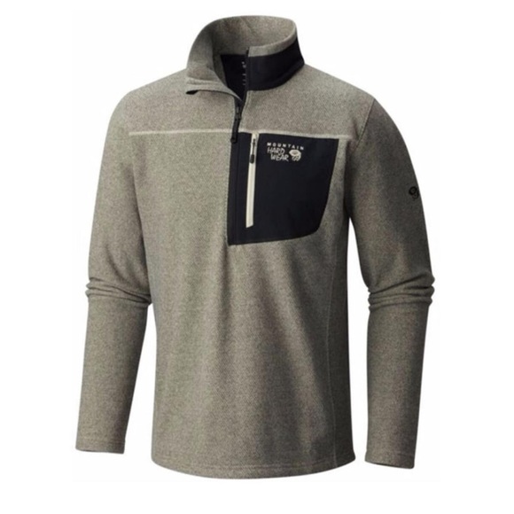 Mountain Hardwear Other - Mountain Hardwear Men's Quarter Zip Fleece Sweater Grey Size M
